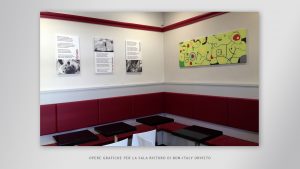 Opere grafiche per la sala ristoro di Bon-Italy - Orvieto