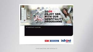 Cover brochure SBK Hospitality