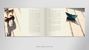 Pagina interna look book di Detta Dada