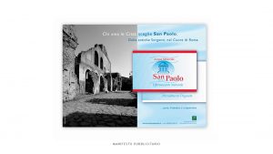 Manifesto pubblicitario Acqua minerale San Paolo
