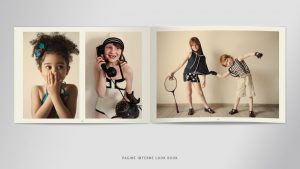 Pagina interna look book di Detta Dada