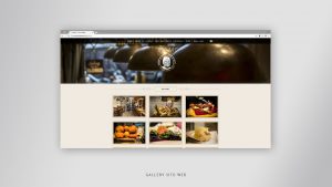 Interno della gallery del sito di Pizzamami