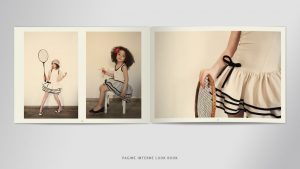 Pagina interna look book di Detta Dada