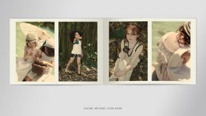 Pagina interna look book di Detta Dada