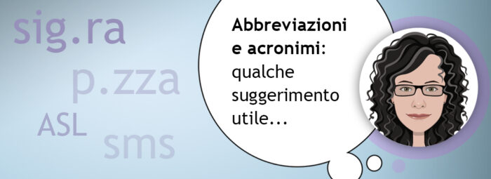 Acronimi e abbreviazioni: copy editing www.growell.it